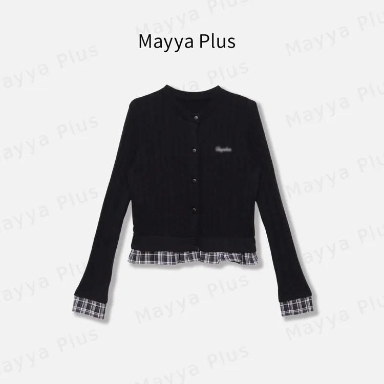 【伦敦书店】Mayya Plus麦芽定制气质显瘦流光风针织开衫女32546556