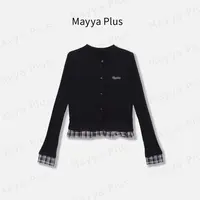【伦敦书店】Mayya Plus麦芽定制气质显瘦流光风针织开衫女32546556