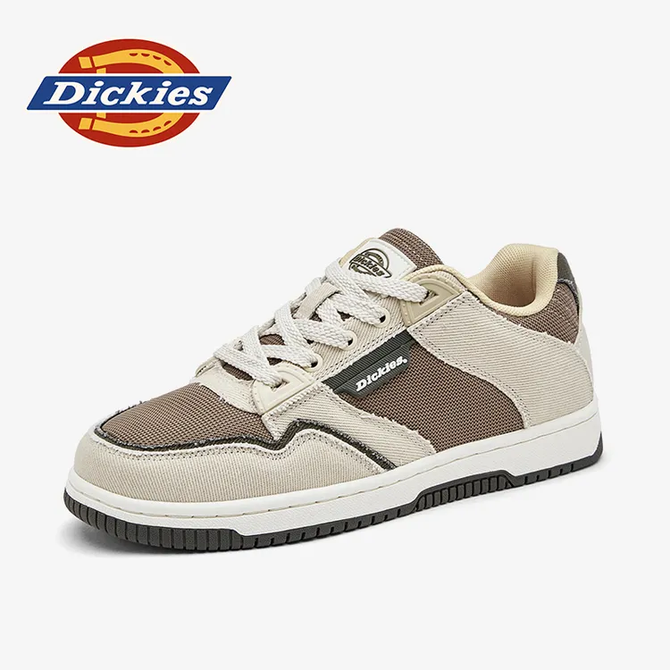 Dickies2025秋季新款百搭时尚休闲板鞋潮流男士透气低帮圆头板鞋