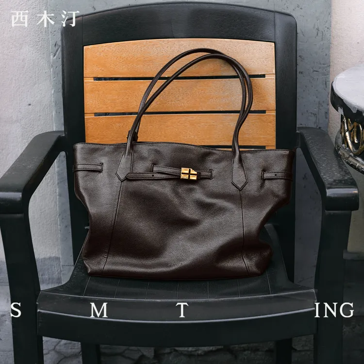 【西木汀】城市步调 新款托特包包通勤手提包单肩包冬季大容量女包