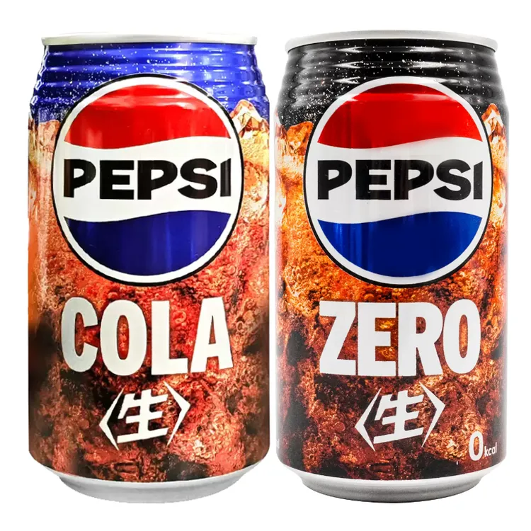 日本进口百事生可乐汽水原味/零度340ml/罐装碳酸饮料