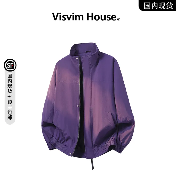 【品牌现货撤柜】VISVIM WINGS春秋季新款纯色简约百搭夹克外套男士