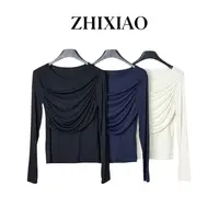 【ZHIXIAO】秋冬新款：设计款长袖上衣80818