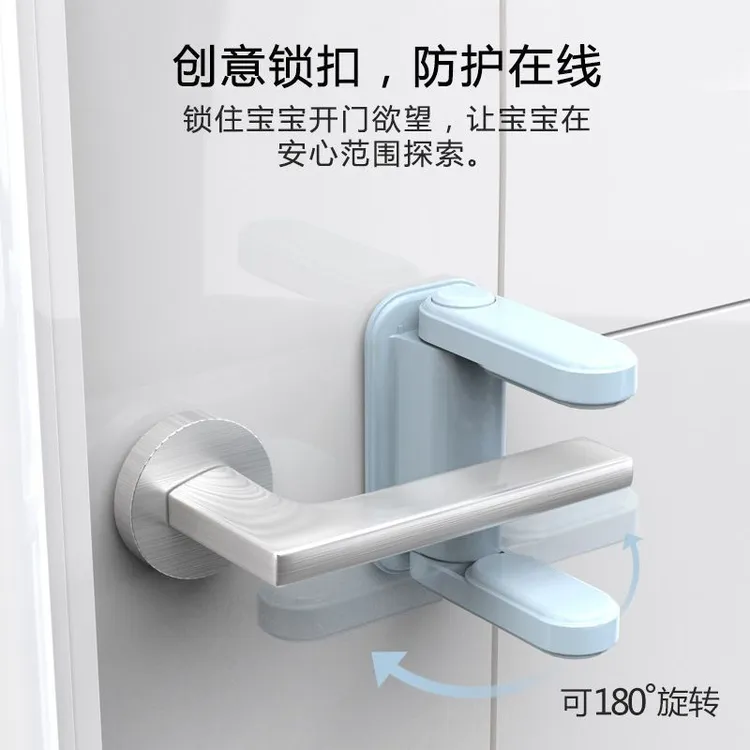 安全锁独居女生防猫锁开门单身公寓儿童防开门卡扣反锁门防盗好物