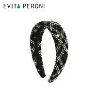 Evita Peroni/依慧达复古小香风发箍宽边经典秋冬百搭优雅气质DB