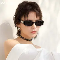 Le Specs2025新品欧美复古前卫小窄框太阳镜女y2k STARLIGHT