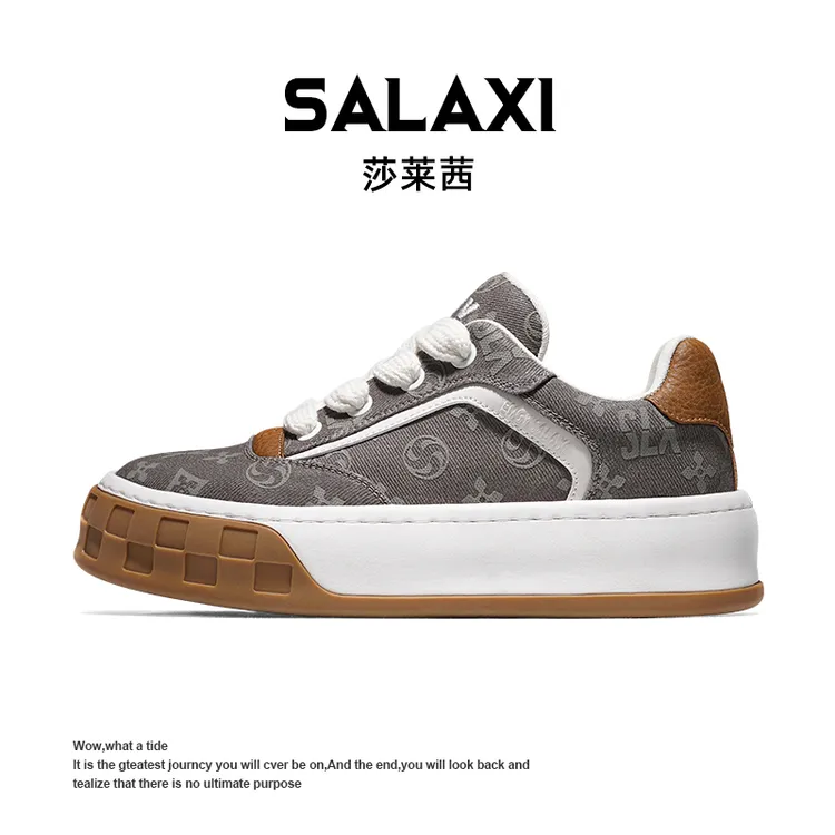 SALAXI/莎莱茜25新品潮牌街拍百搭低帮男女板鞋休闲运动鞋S25GG06