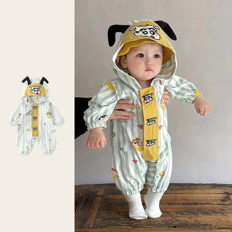 婴儿衣服连体衣超萌宝宝可爱外出服爬服外出洋气婴幼儿哈衣周岁