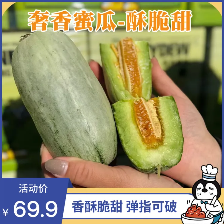 奢香蜜瓜新品种手提礼盒装净重3.8-4斤顺丰南京仓
