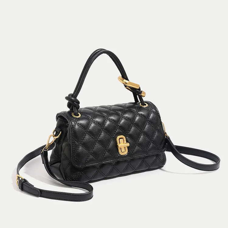 2025新款女士小香风单肩斜挎包网红爆款手提包高级感百搭通勤包女