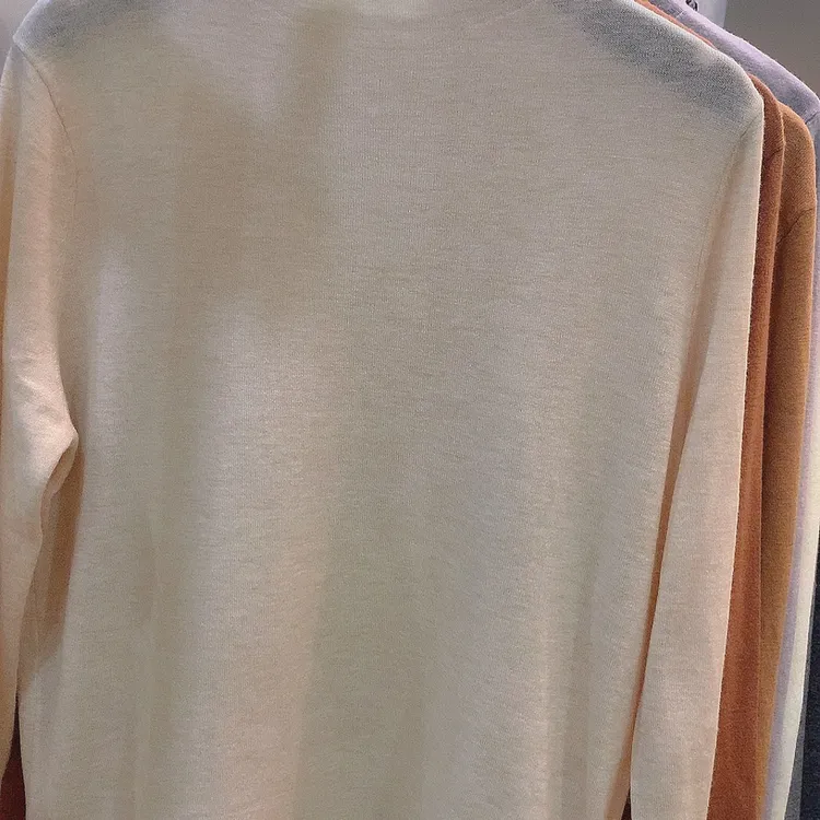 the moon月地纯羊毛《卷卷》打底毛衣