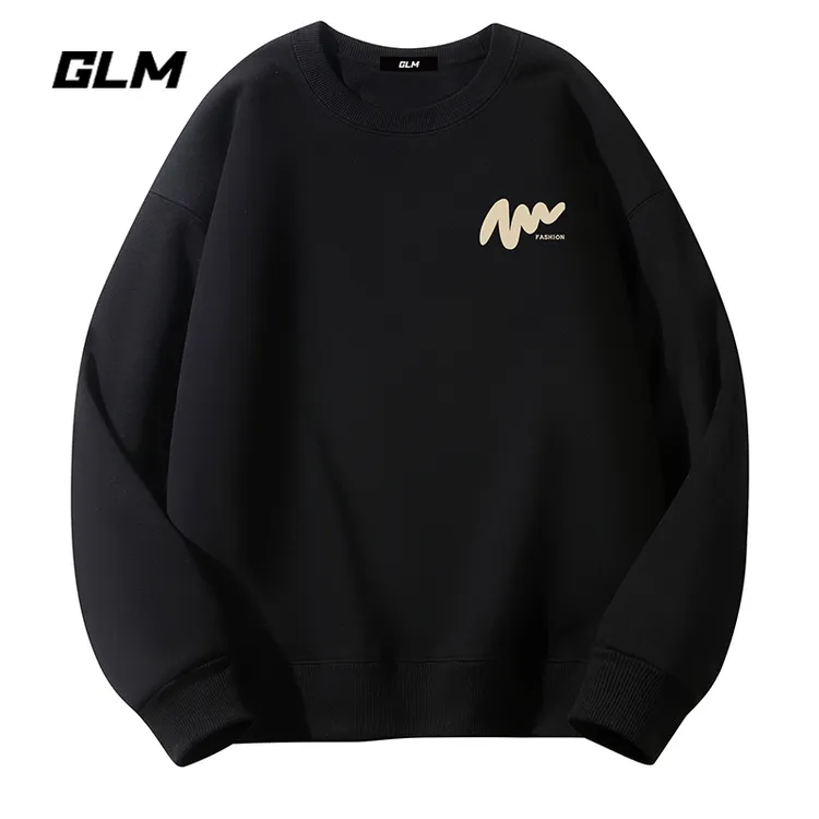潮牌GLM春秋季男士卫衣时尚简约外套宽松长袖T恤打底衫百搭衣服装