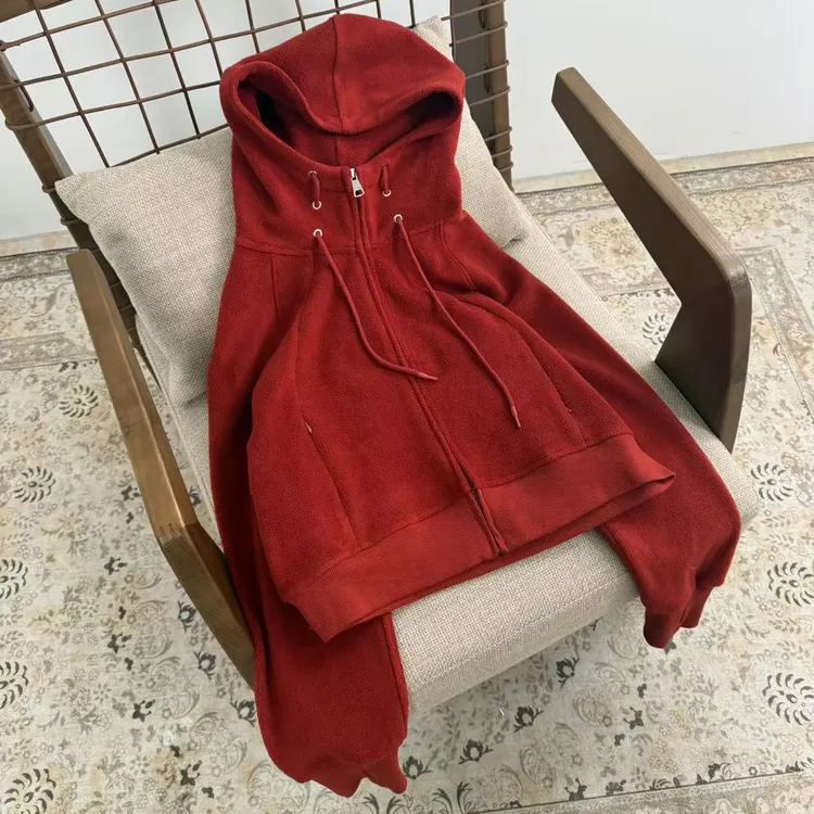 几里与麻 跨年必备休闲百搭宽松卫衣绒衫 衣长51胸围115 2121288