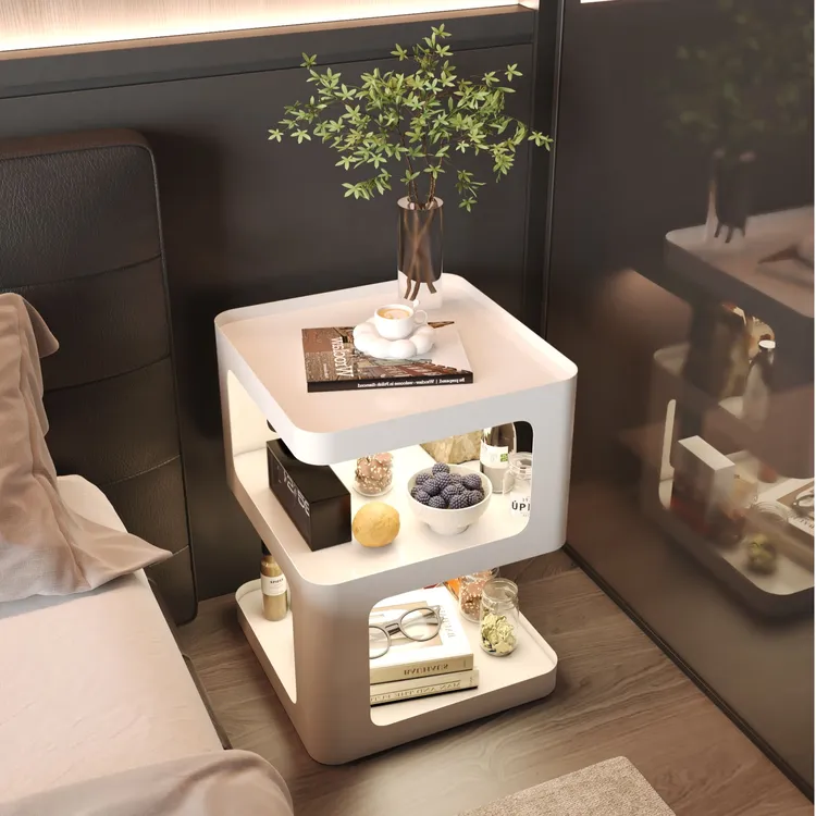客厅沙发可移动轻奢风简约置物架床边柜ins风床头家具实用