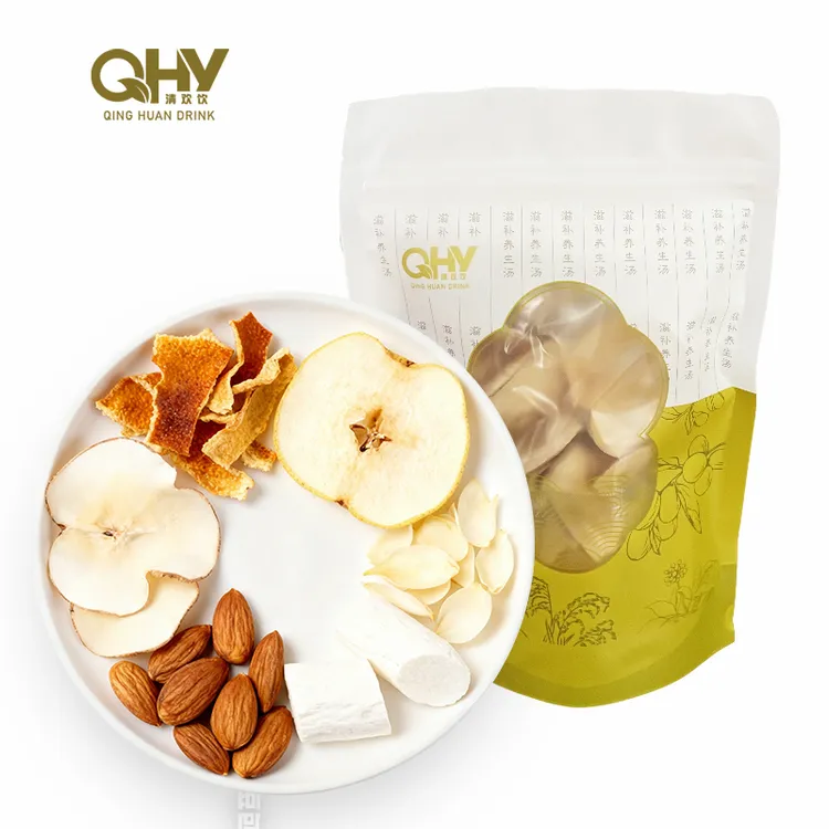 海底椰杏仁雪梨干汤料包 清欢饮 煲汤食材精选配比便捷炖煮