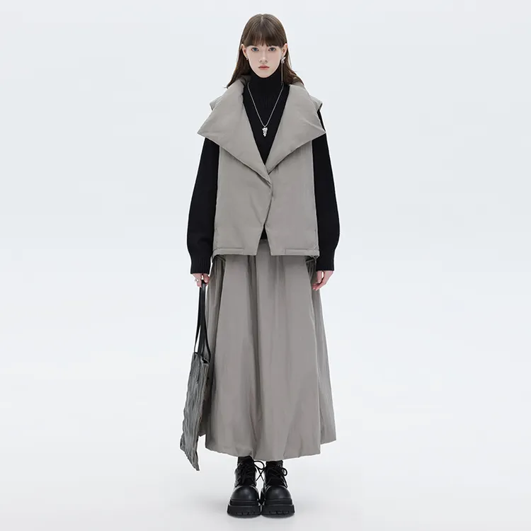 Z152#韩系新款秋冬时尚套装百搭马甲纯色打底衫搭休闲裤三件套