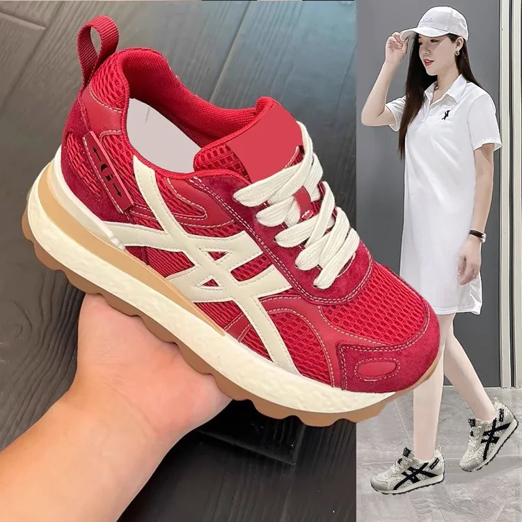 内增高8CM2025夏季新款爆款软底休闲百搭小白鞋轻奢鞋透气休闲鞋