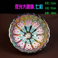 【大眼睛碗杯.七彩】180ml陶瓷主人杯品茗杯茶杯碗杯