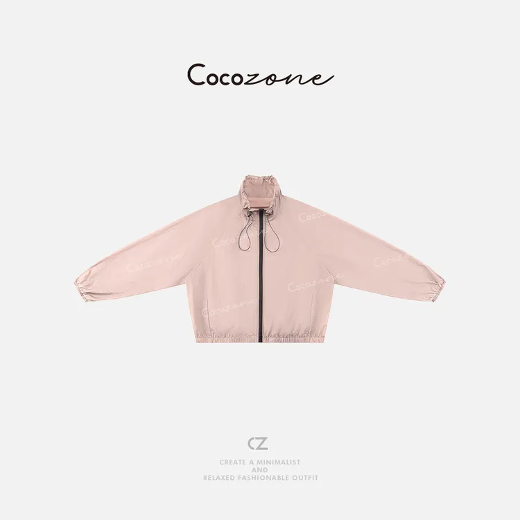 COCO ZONE 刘一一“生日皮肤衣”新款户外立领拉链外套CD2A0206