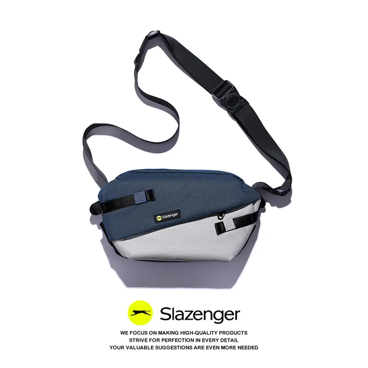 Slazenger/史莱辛格机能斜挎包男潮牌包休闲腰包男女休闲胸包升级