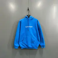 （jp）118 Balenciaga 巴黎世家 蓝色logo帽衫 S码/95新