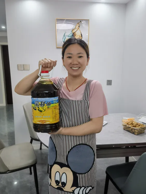 传统压榨非转基因黑菜籽油（10斤）物理冷榨菜籽油农家菜籽油