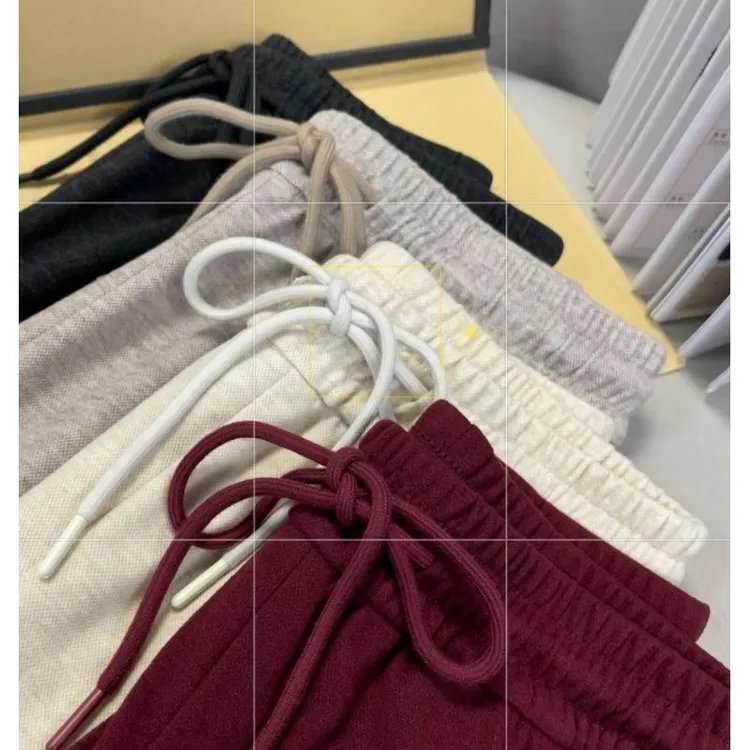 【赠运费险】羊 绒升级窄版直筒高腰休闲裤舒适外穿简约显瘦裤y