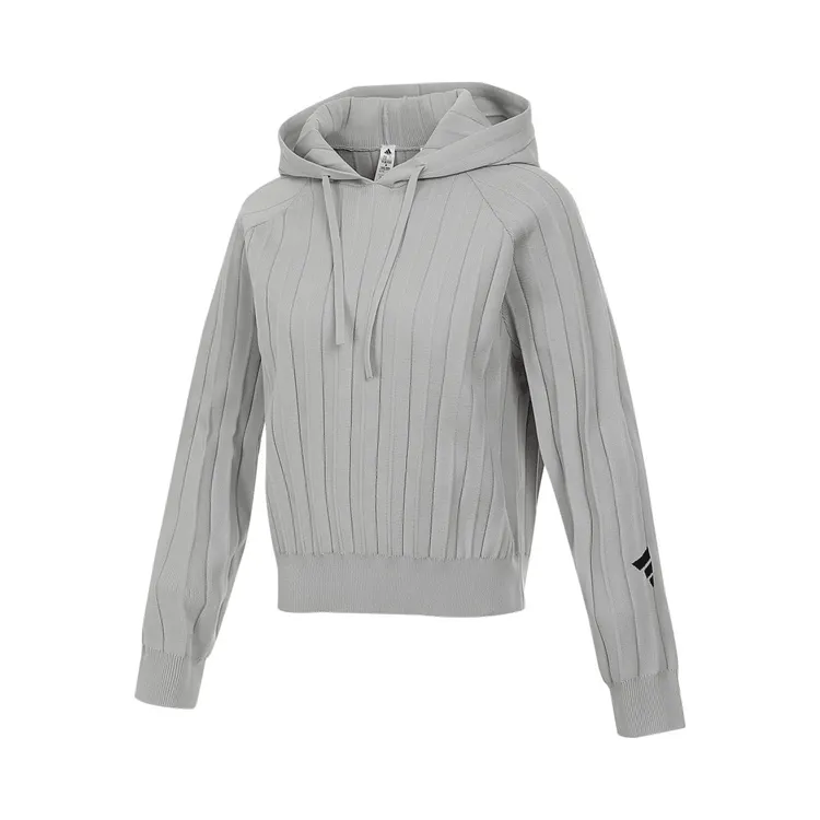 【滔搏联动】adidas阿迪达斯女子FUSTL W P HDY针织连帽卫衣JM4253