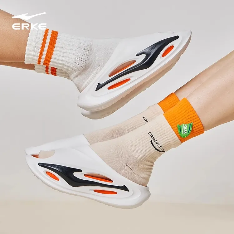 鸿星尔克芷境运动拖鞋男秋季新款舒适软底篮球防滑拖鞋户外沙滩鞋