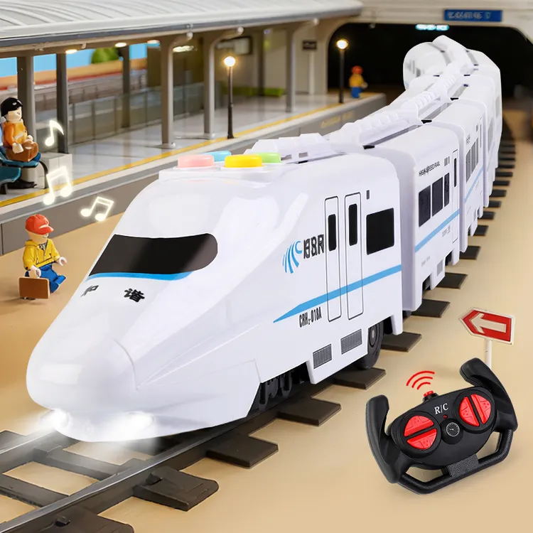 遥控玩具和谐号火车儿童电动复兴号仿真高铁动车模型男孩生日礼物