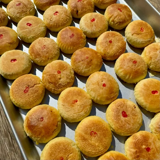 子洲辽辽家雪花月饼