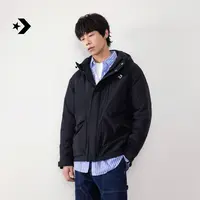 匡威秋冬新品男女连帽保暖面包服外套CONVERSE UCJ145
