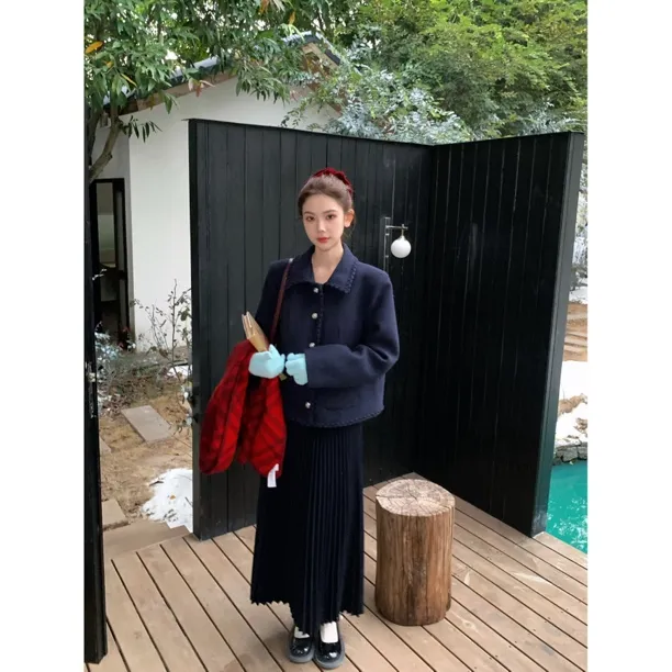 赵小小【中古秀场】9310 小香风外套女2025复古名媛夹克设计感外套