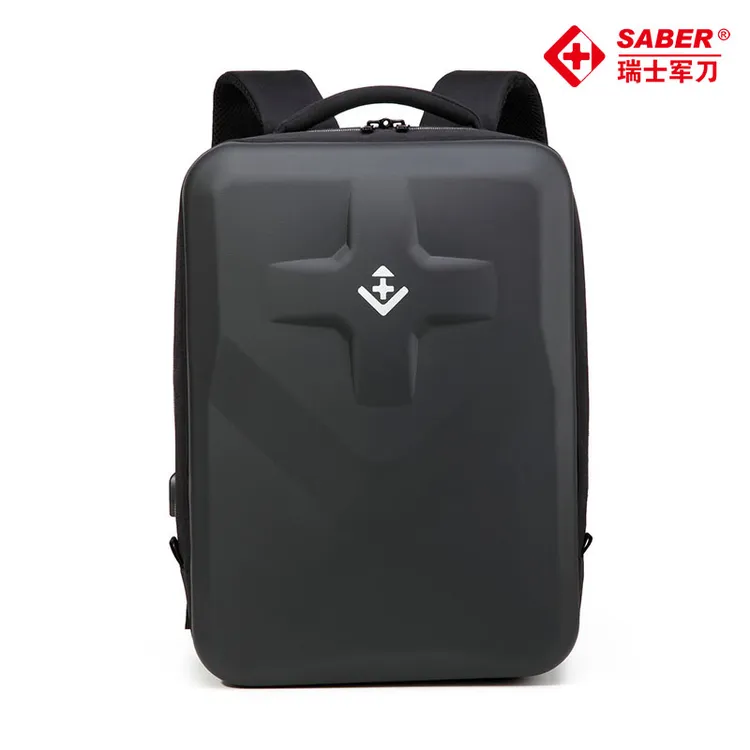 瑞士军刀出差背包双肩包军刀电脑包大容量商务出差背包硬壳