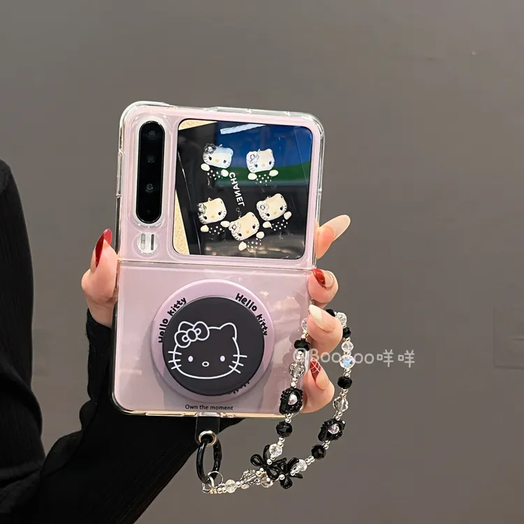  Kitty磁吸支架适用华为PuraX磁吸手机壳pocket2小米MIX Flip2