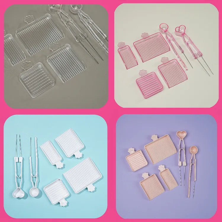 双针豆针笔拼豆豆工具小豆专用拼豆针单双针豆盒神器豆铲豆盒