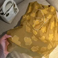 阿黎精选-------夏季无袖烧花上衣