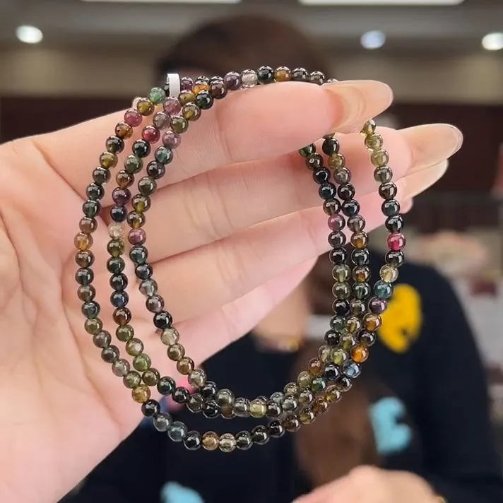 01371733碧玺/未镶嵌3mm+碧玺多圈33多样性发货