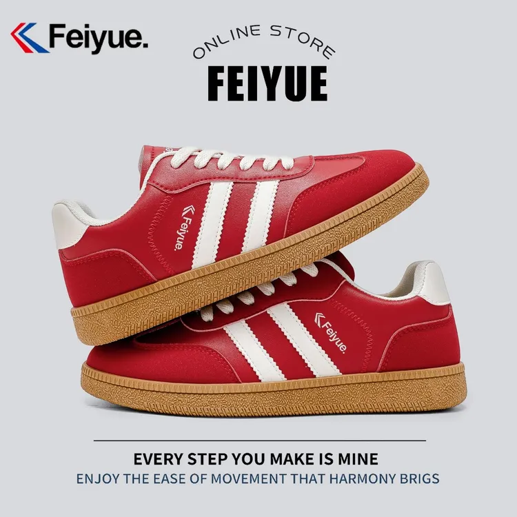 feiyue/飞跃2025秋季新款女鞋爆款德训鞋多巴胺鞋运动ins时尚潮流