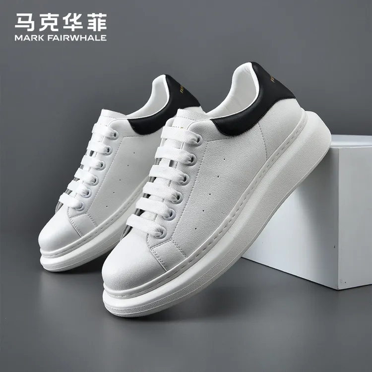 马克华菲男鞋百搭板鞋冬季加绒鞋子男款2025新款低帮时尚爆款潮鞋