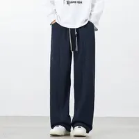 【秋季上新】蝈蝈原创大码牛仔裤宽松加大拼接卫裤彩线特别设计款