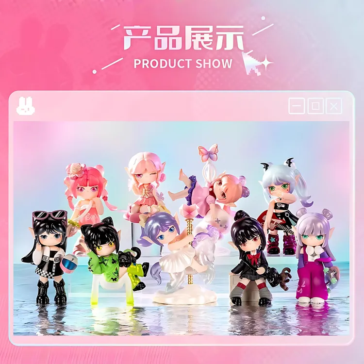 正品rolife若来SURI苏蕊轻亚少女系列手办潮玩桌面明盒盲盒