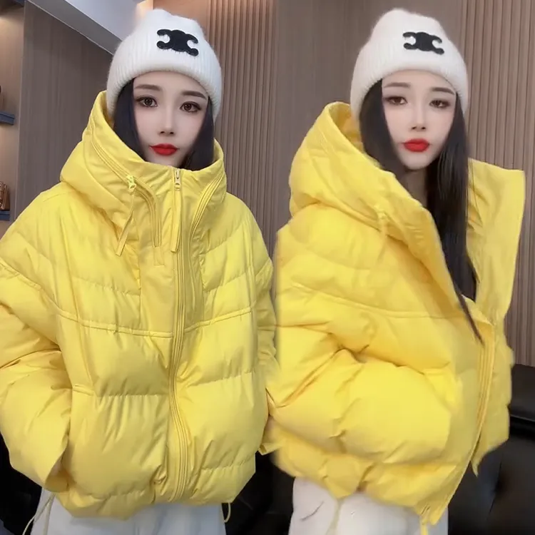 2025秋冬新款时尚显瘦气质网红高档洋气女高级百搭宽松大码棉服潮