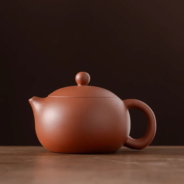 凤鸣原矿朱泥紫砂壶西施半手工大容量功夫家用茶具大红袍一壶二杯