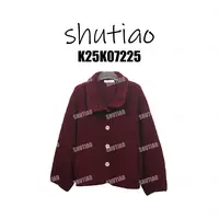 【SHUTIAO】2025冬季：新款小众设计款开衫K25K07225