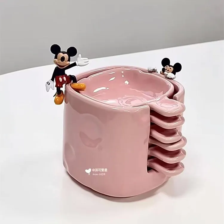 新家的100个快递 奶酪火锅蘸料碟陶瓷家用带手柄碟饺子酱料碟醋碟