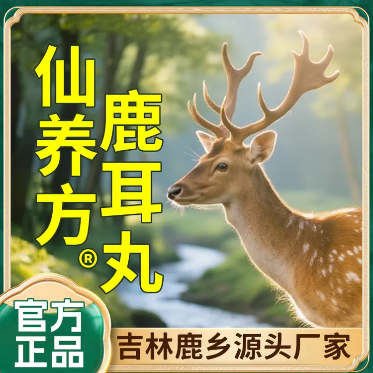 超子鹿场—梅花鹿之乡 仙养方地黄双参鹿耳丸—真材实料以形补形