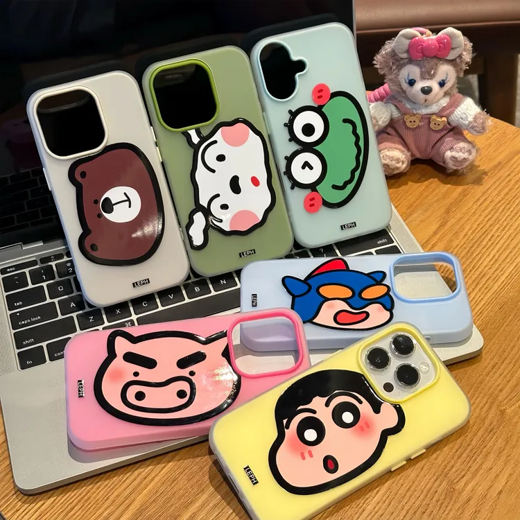 BANCA卡通动漫头像合集适用苹果16磨砂肤感手机壳iphone15高级14