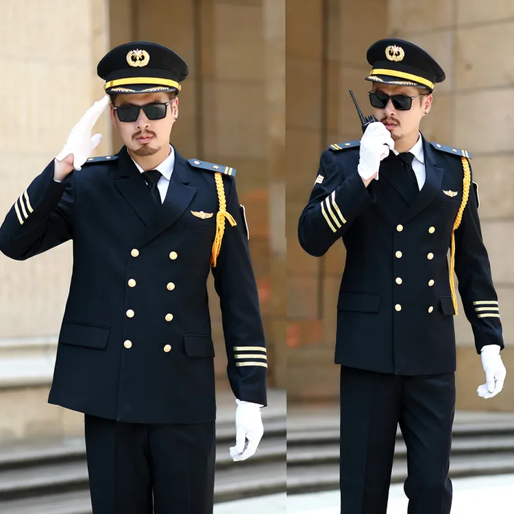 工作保安服冬季套装长袖售楼形象岗服装物业门卫礼宾工装制服现货