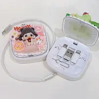 【创意萌粒快充延长数据线】手工创意潮玩